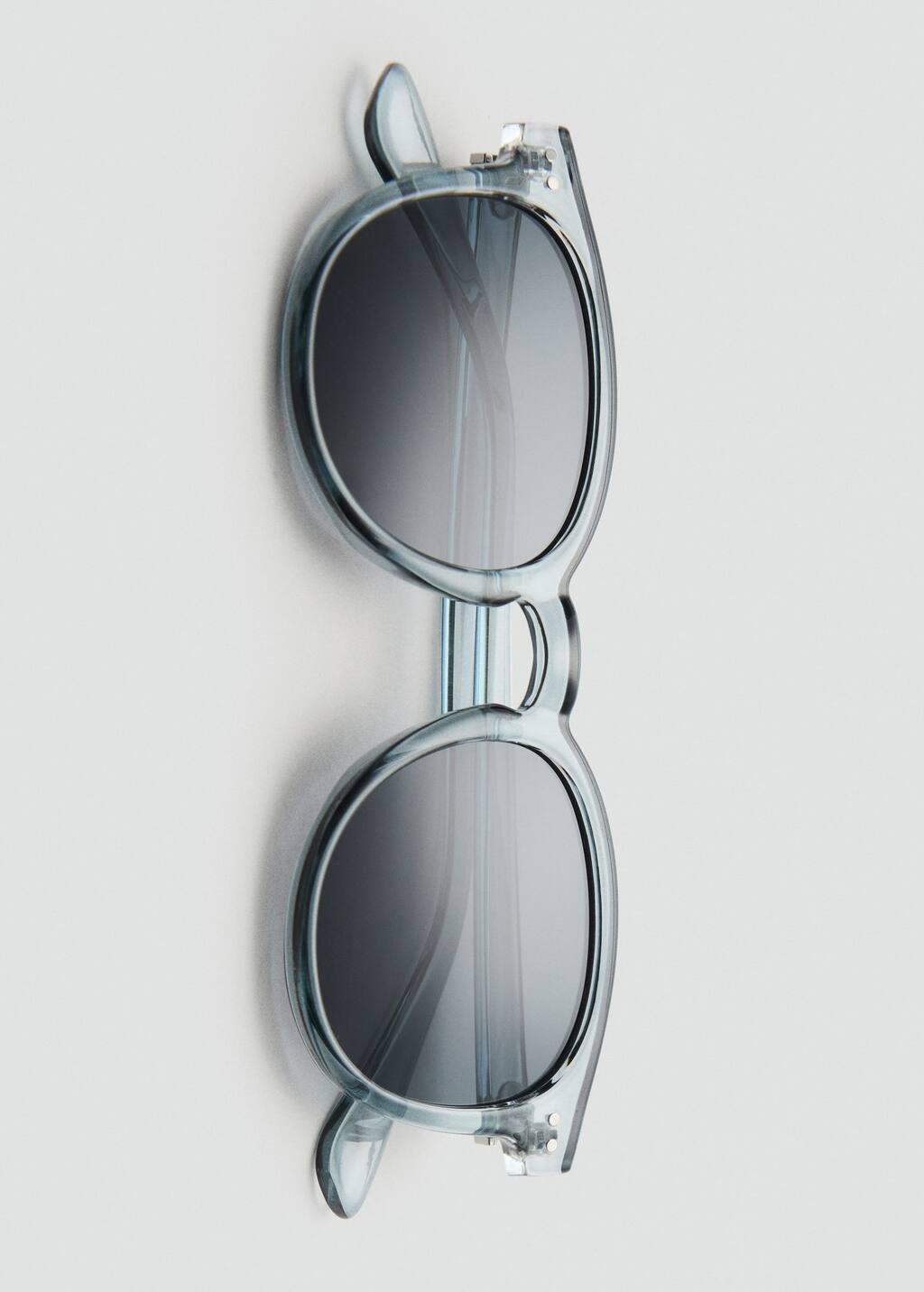 Grey Round-Framed Sunglasses, Grey, large image number 2