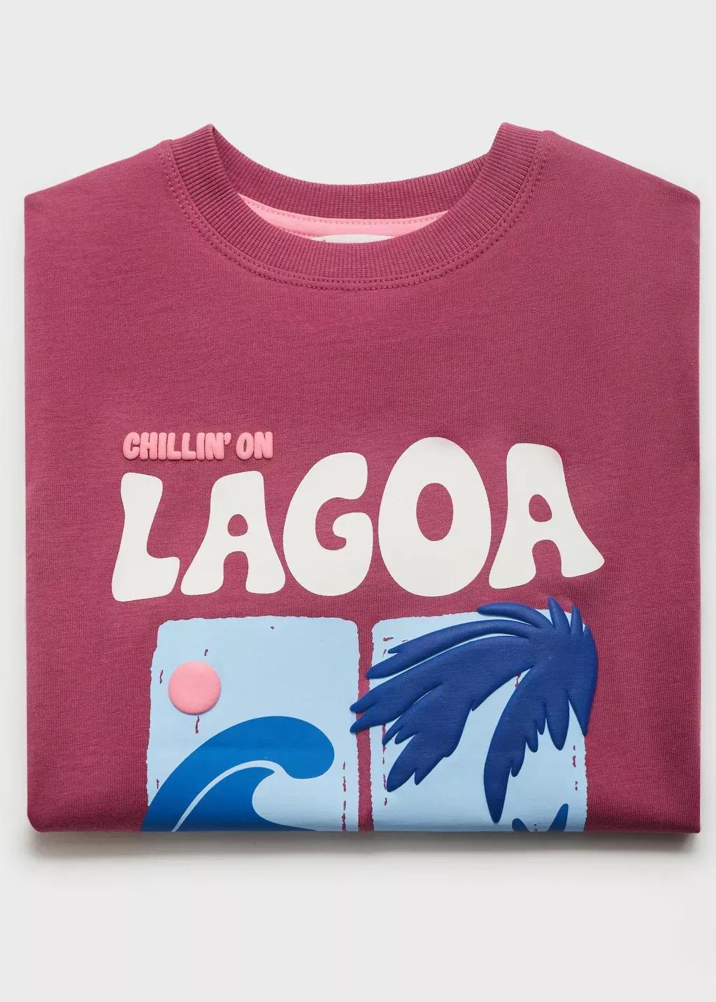 DARK RED Short-sleeved printed t-shirt, Kids Boy, , large image number 2