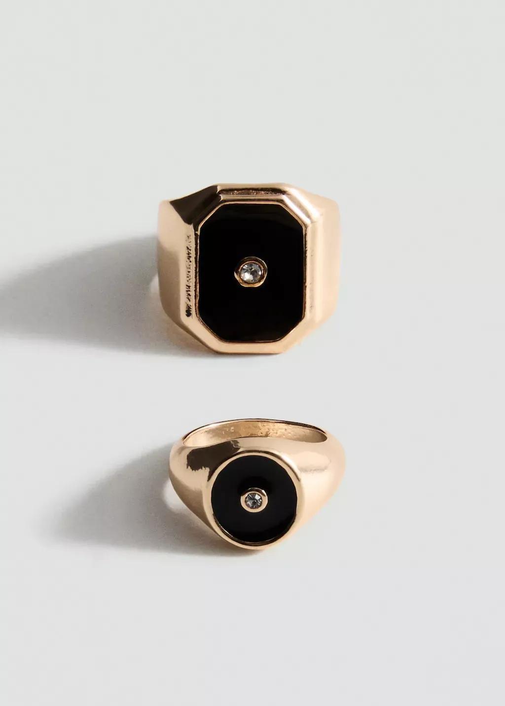Old Combined Rings, Set Of 2, , medium