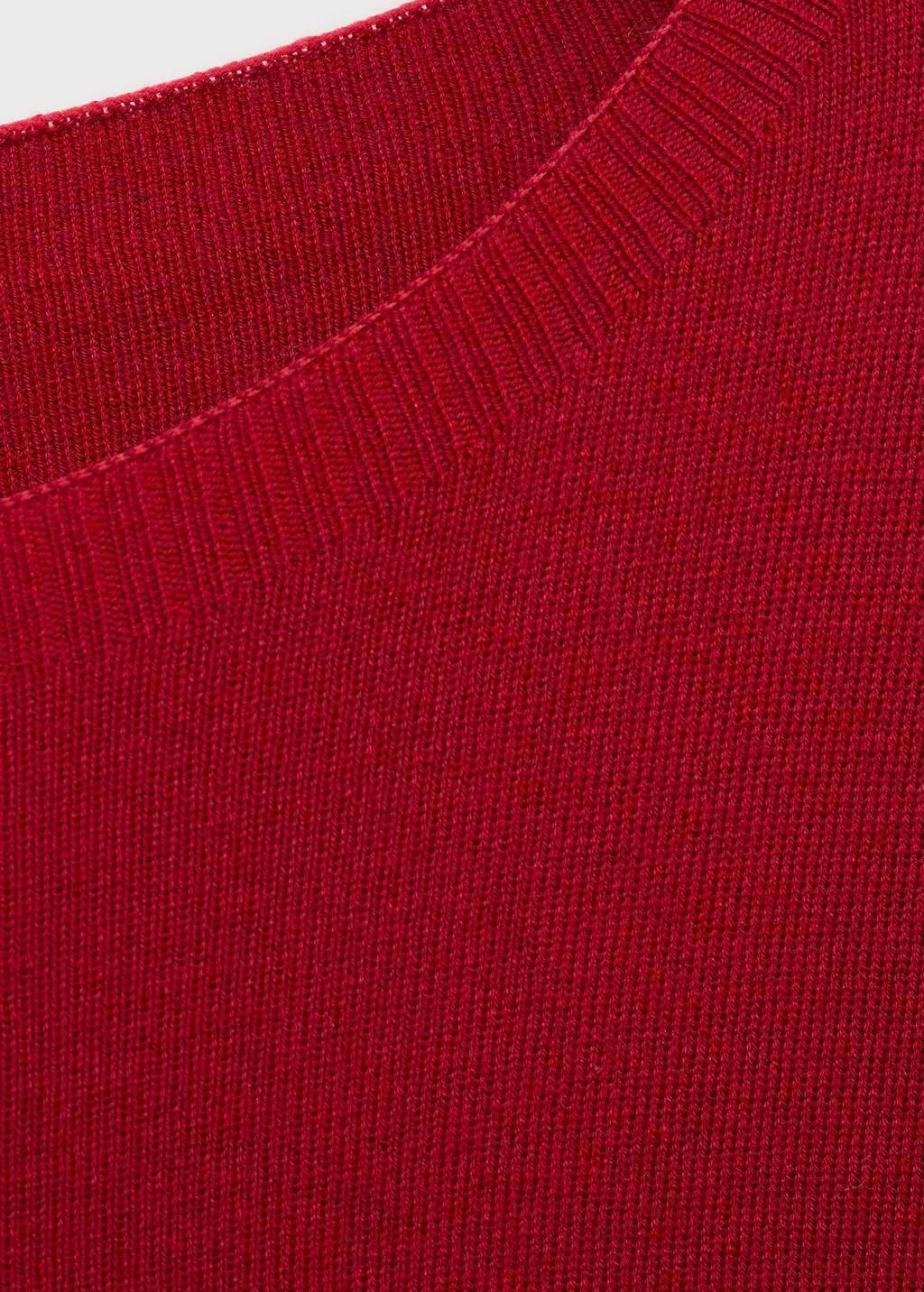 RED Short-sleeved fine-knit sweater, , large image number 2