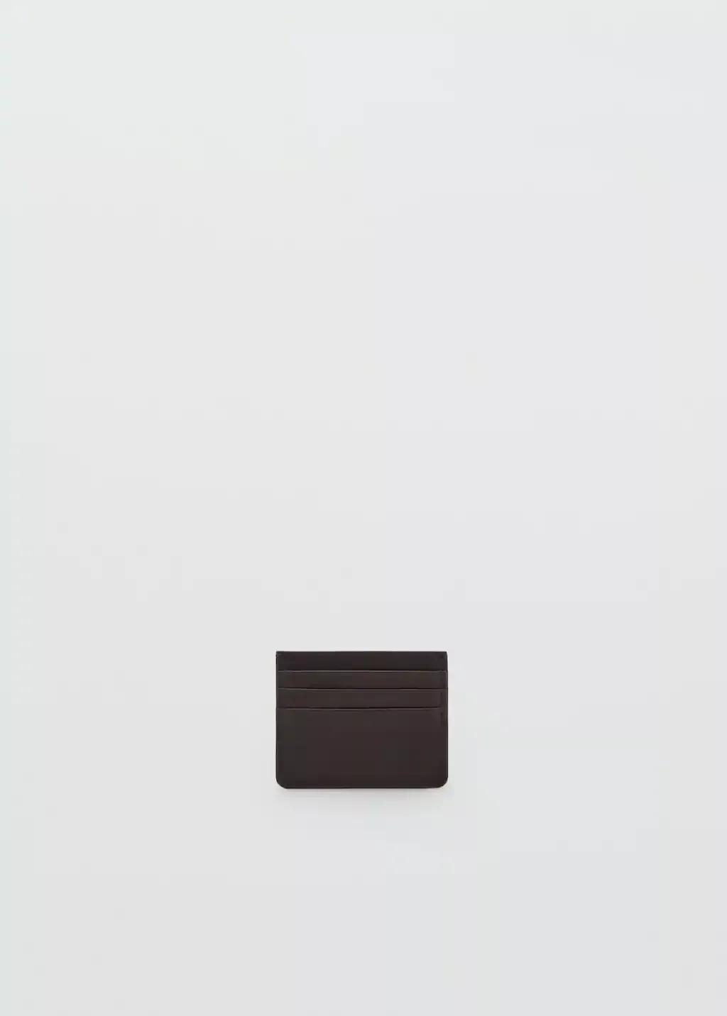 BROWN Anti-contactless peaked card holder, Brown, large image number 2