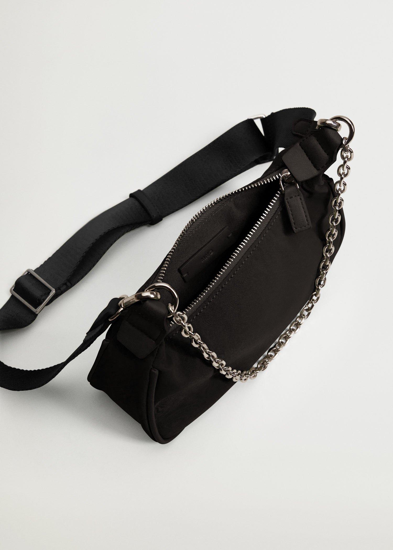 Black Multi-Position Baguette Bag, Women, , large image number 3