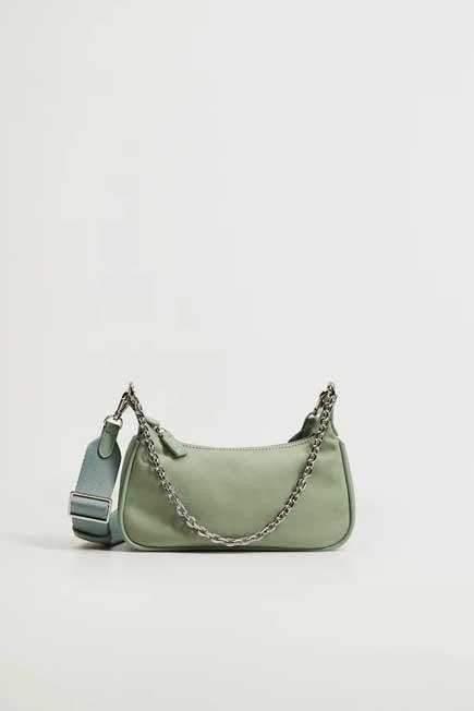 Turquoise - Aqua Multi-Position Baguette Bag, Women, , large image number 0
