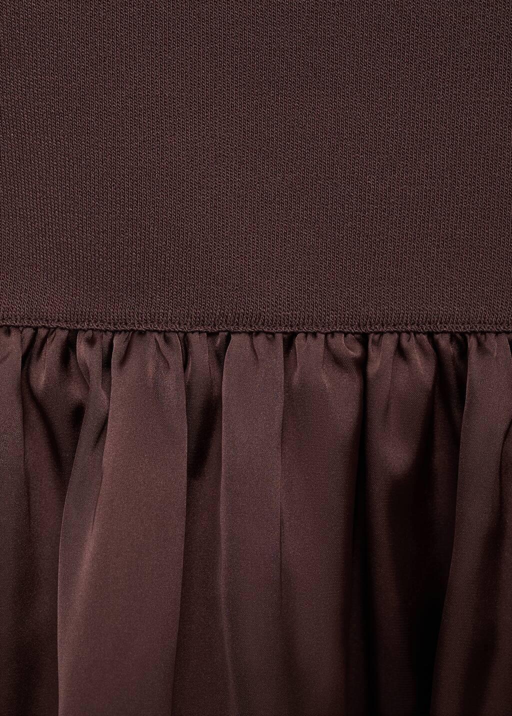 BROWN Combined fabric top with crossed back, 0201_30, large image number 3