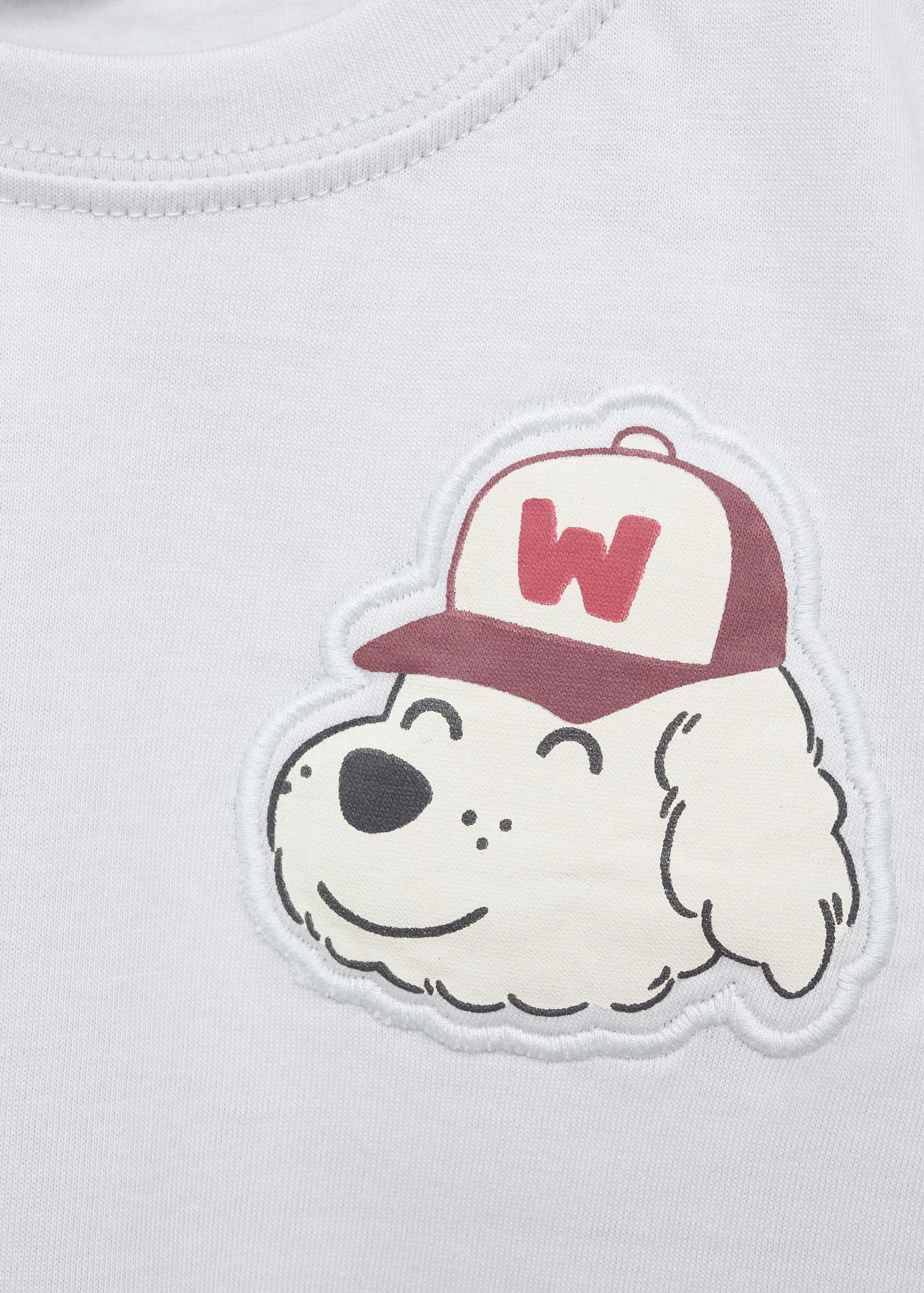 Blue Dog Printed T-Shirt, Baby Boys, , large image number 5