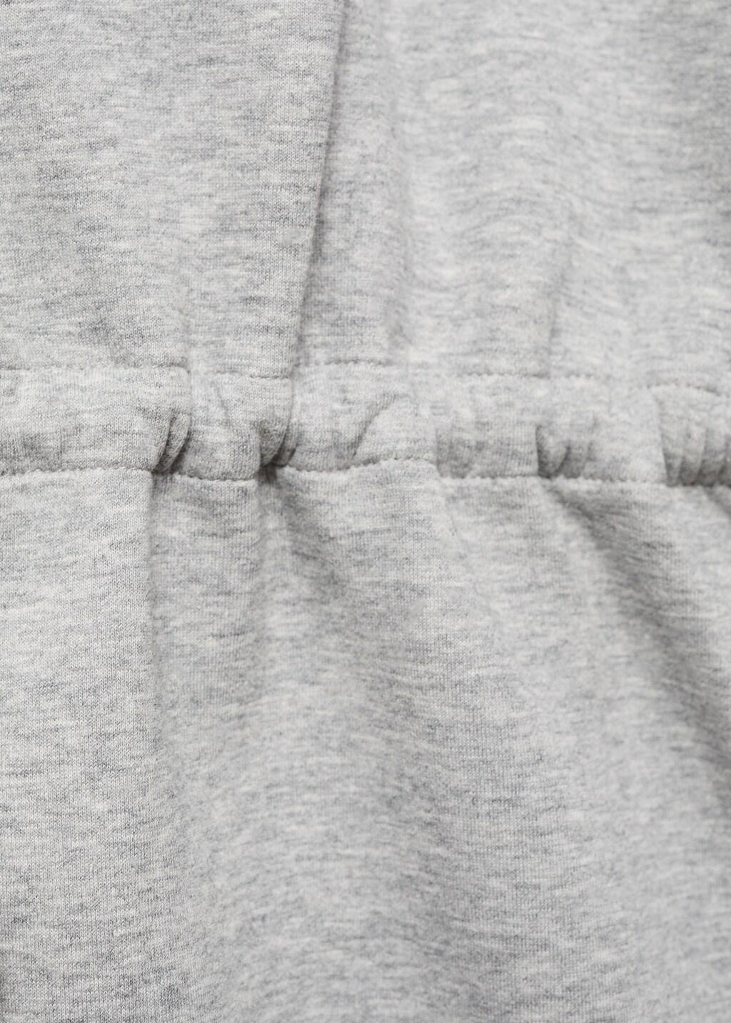 MEDIUM GREY Short-sleeved jacket with adjustable waistband, , large image number 5