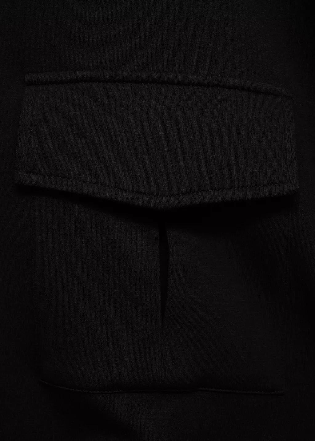 BLACK Short-sleeved jacket with adjustable waistband, , large image number 1