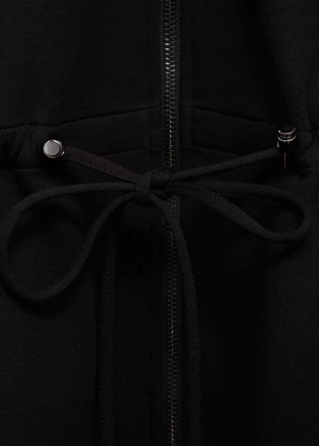 BLACK Short-sleeved jacket with adjustable waistband, , large image number 5