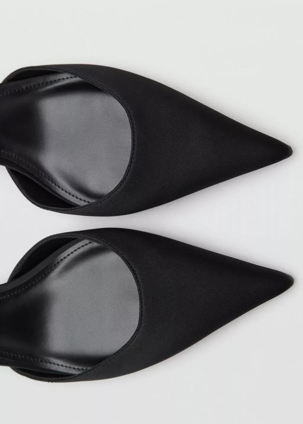 BLACK Kitten-heeled shoes with ankle strap, 0201_99, large image number 2