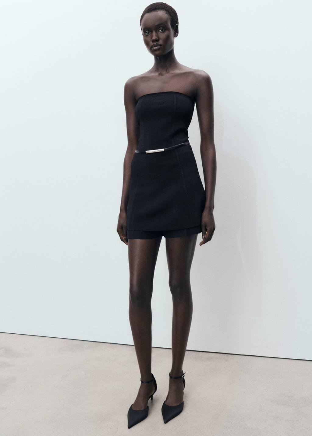BLACK Kitten-heeled shoes with ankle strap, 0201_99, large image number 5