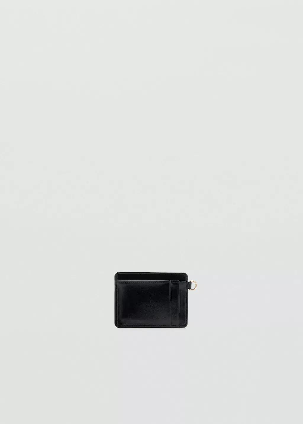 BLACK Quilted cardholder, , medium