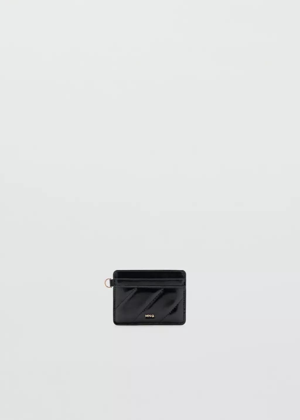 BLACK Quilted cardholder, Black, large image number 3