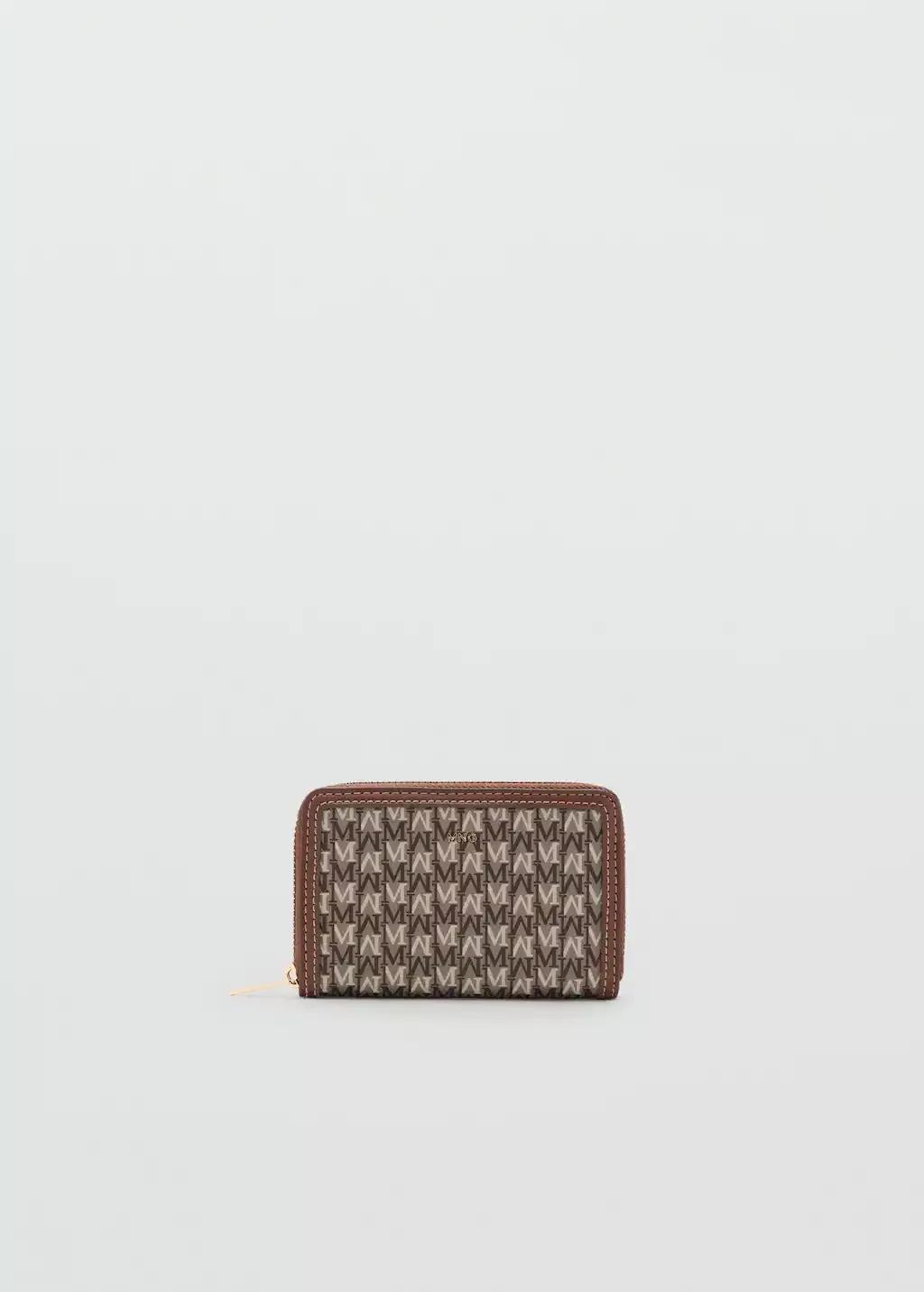 Brown Medium logo print wallet, 0201_CU, large image number 3