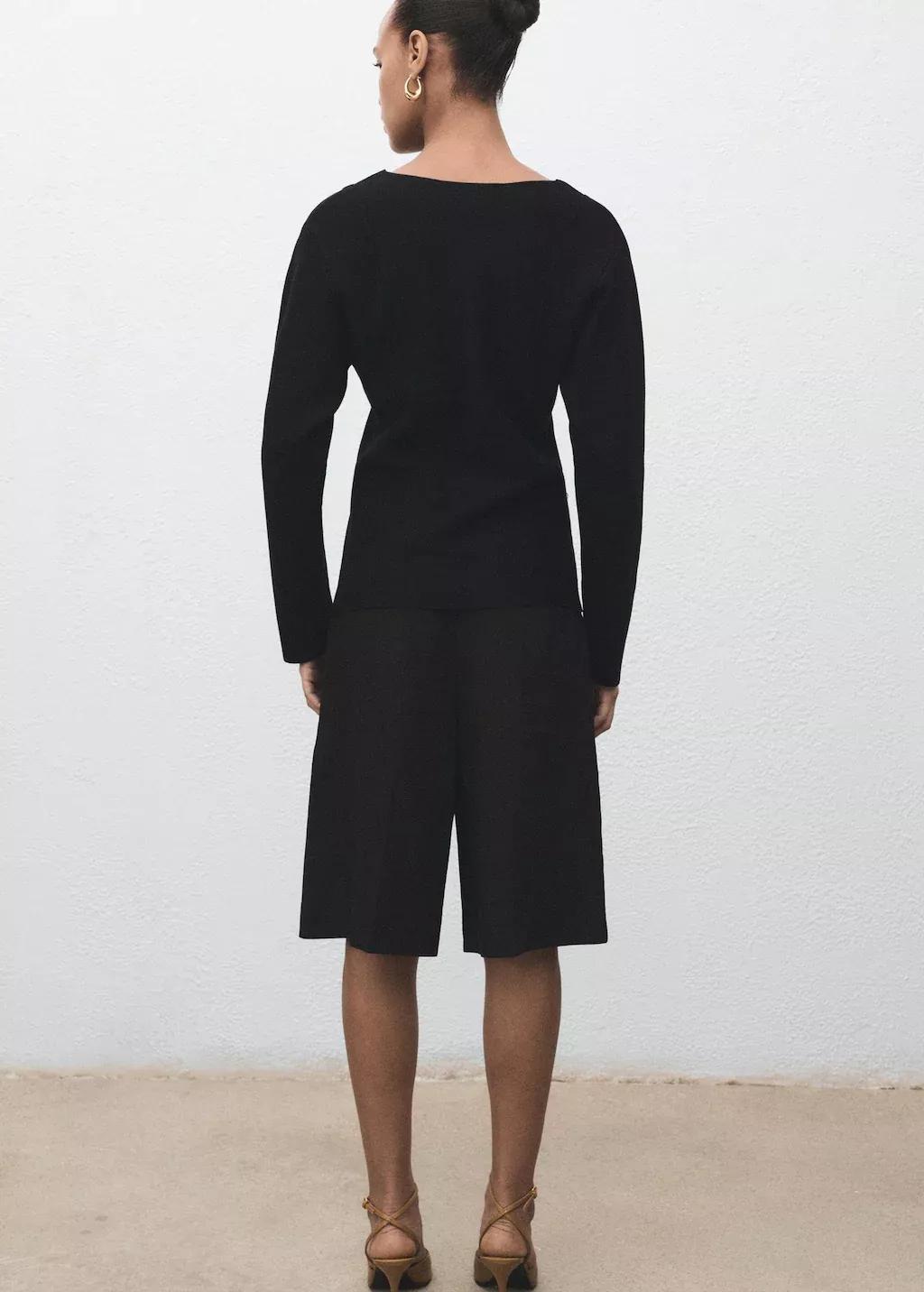 BLACK Knitted jacket with jewel buttons, 0201_99, large image number 12