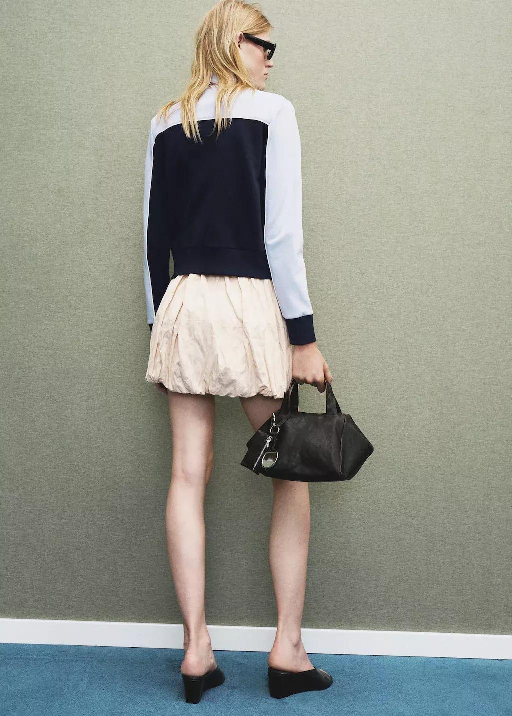 Medium Blue Two-Tone Fitted Jacket, Medium Blue, large image number 10