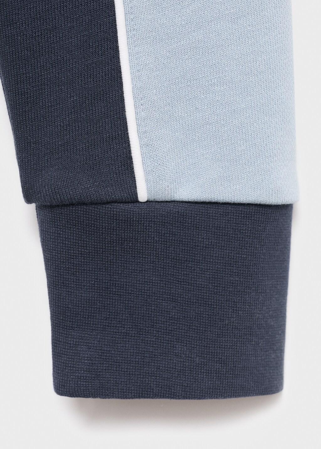 Medium Blue Two-Tone Fitted Jacket, Medium Blue, large image number 11