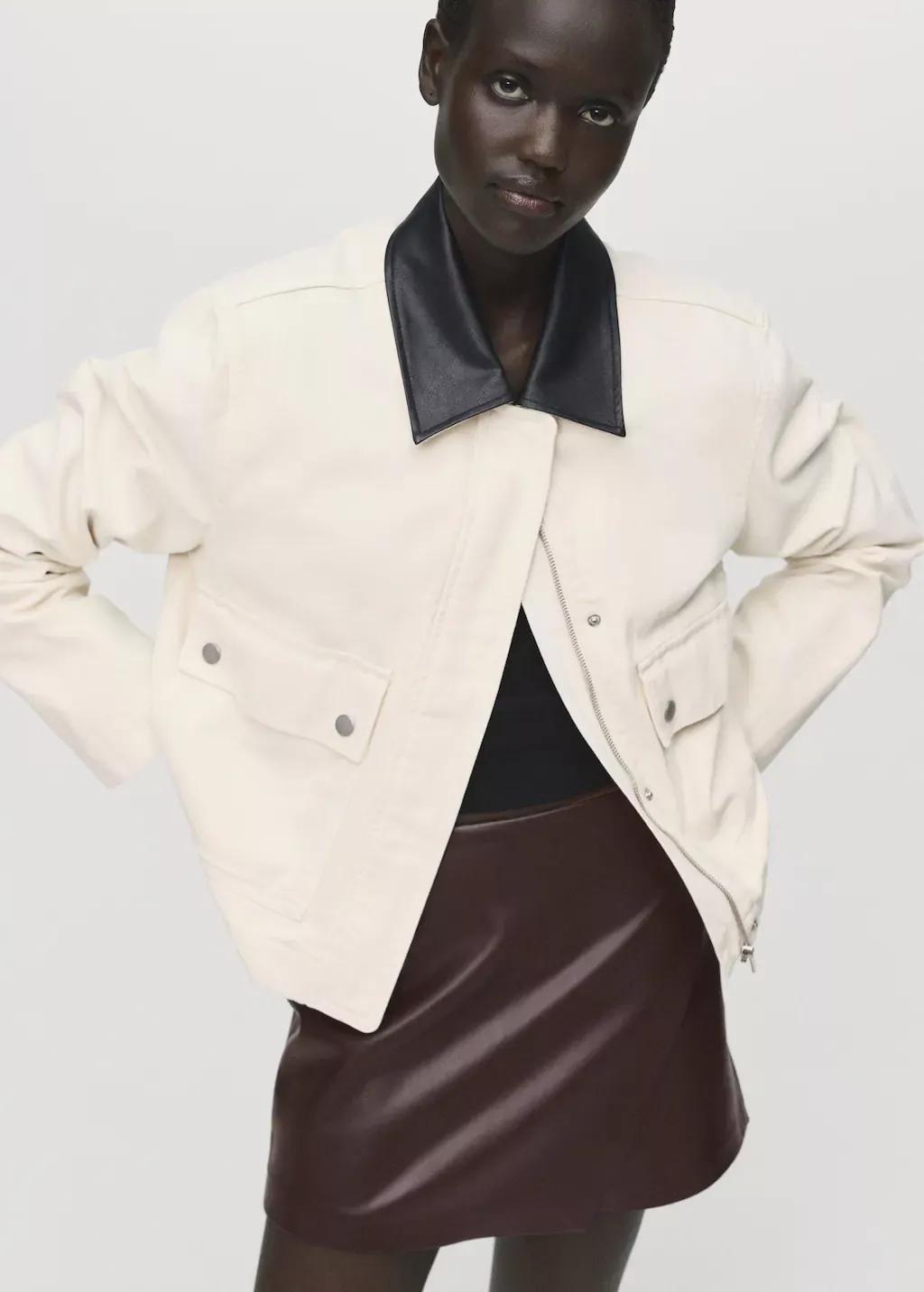 Brown Leather-Effect Culottes, Dark Brown, large image number 1