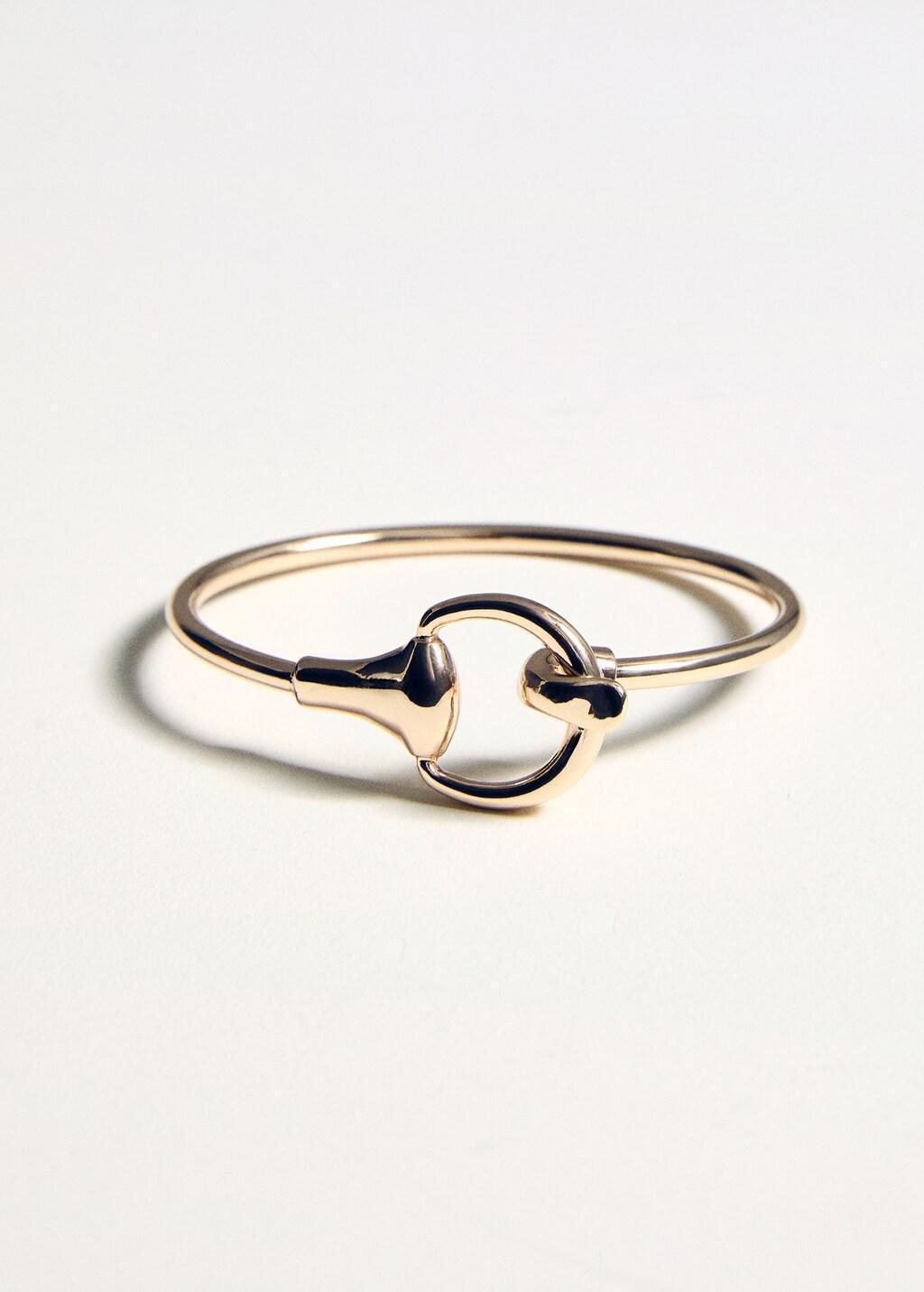 Gold Fine Rigid Bangle, 0201_OR, large image number 1