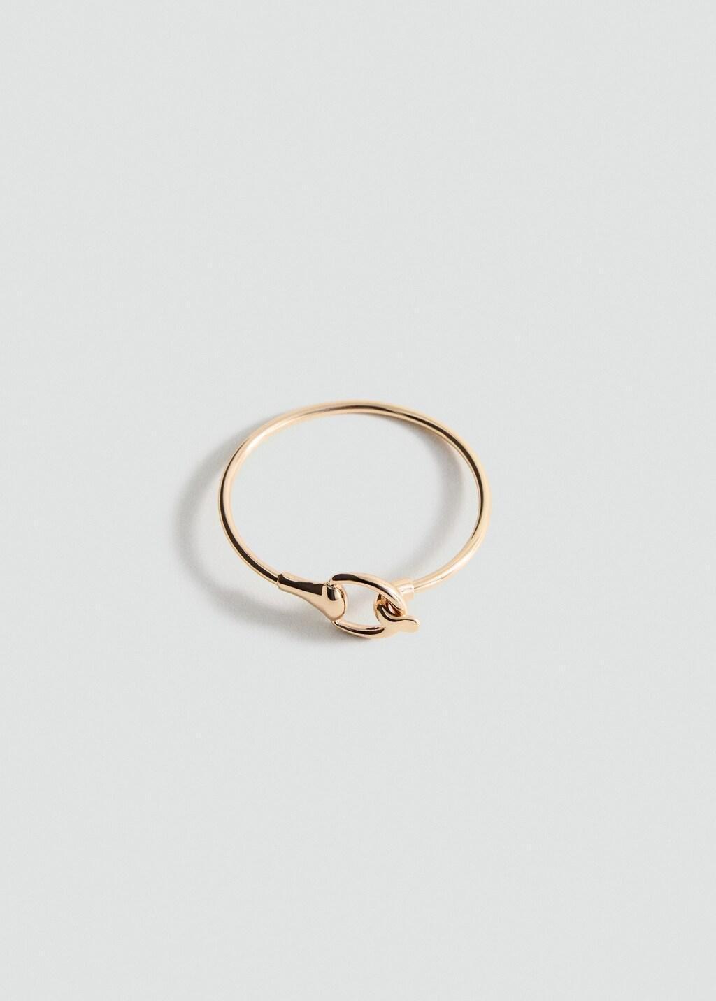 Gold Fine Rigid Bangle, 0201_OR, large image number 2