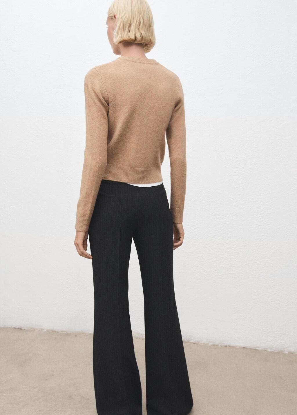 Brown Knitted Button Cardigan, Medium Brown, large image number 2