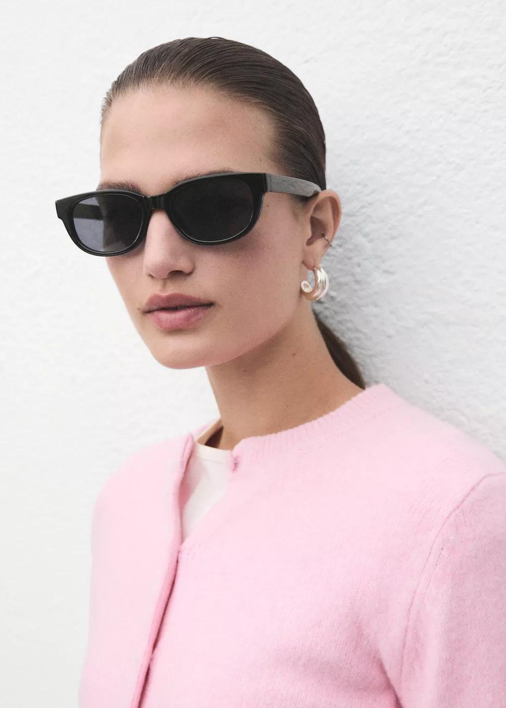 Pink Knitted Button Cardigan, Pink, large image number 4