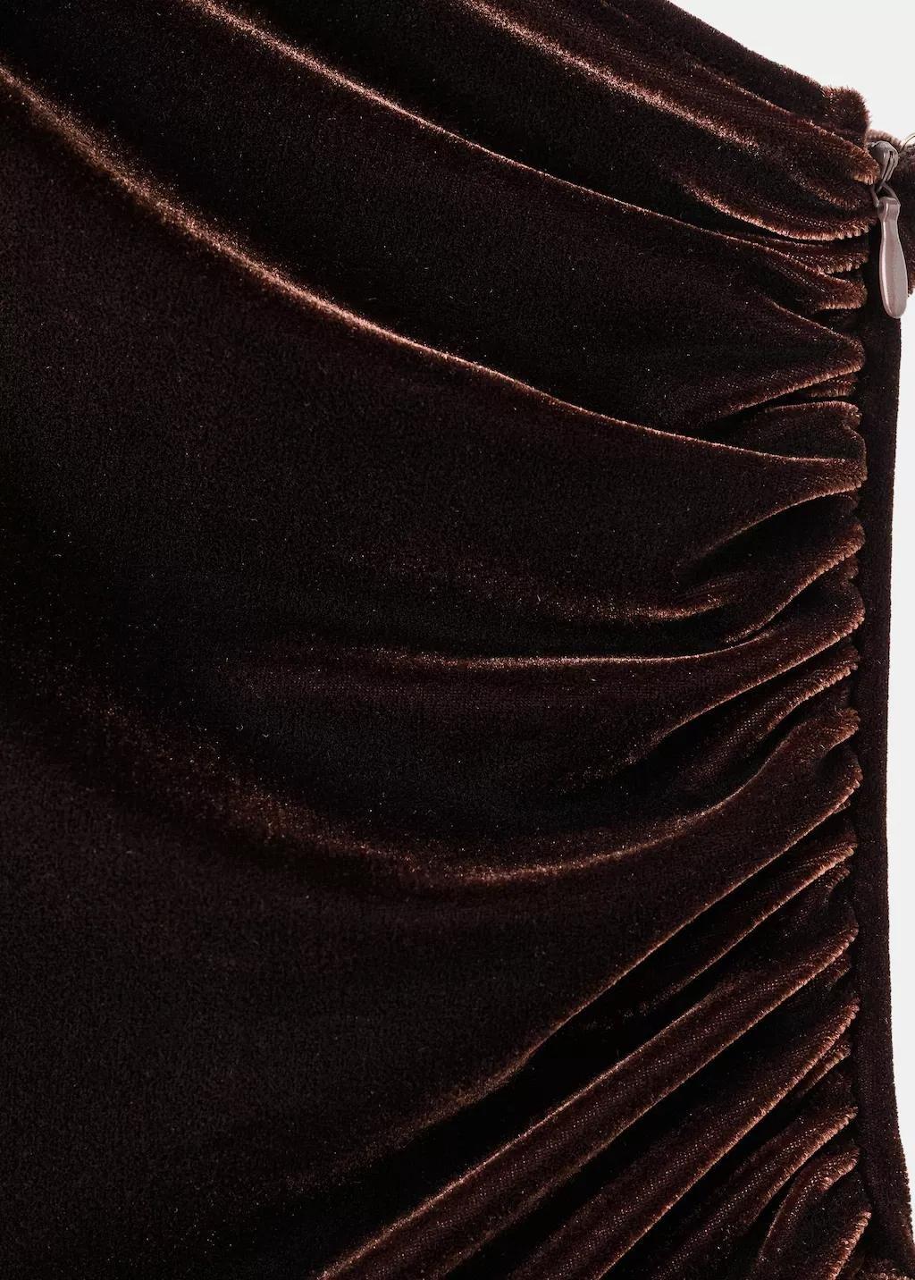 BROWN Velvet jumpsuit with metallic detail, 0201_30, large image number 5