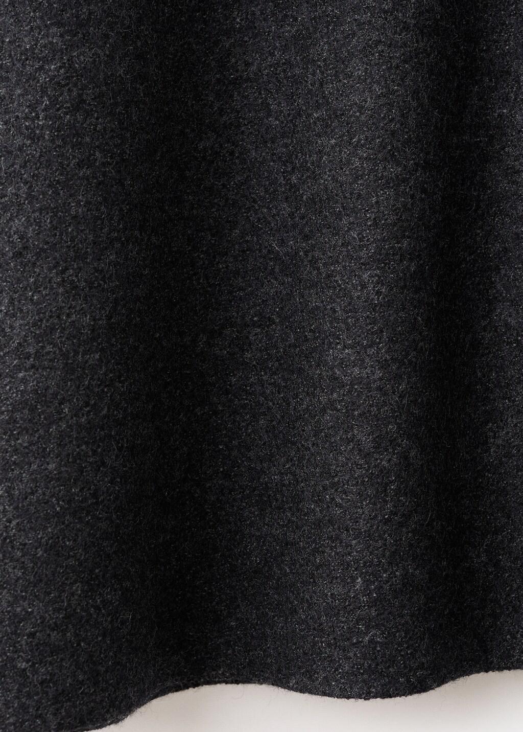 GREY A-line wool skirt, Grey, large image number 4