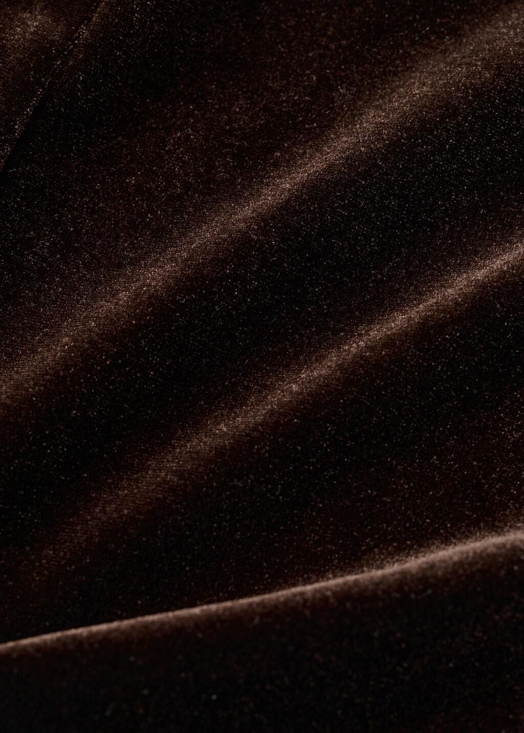 BROWN Velvet wide-leg trousers, 0201_30, large image number 5