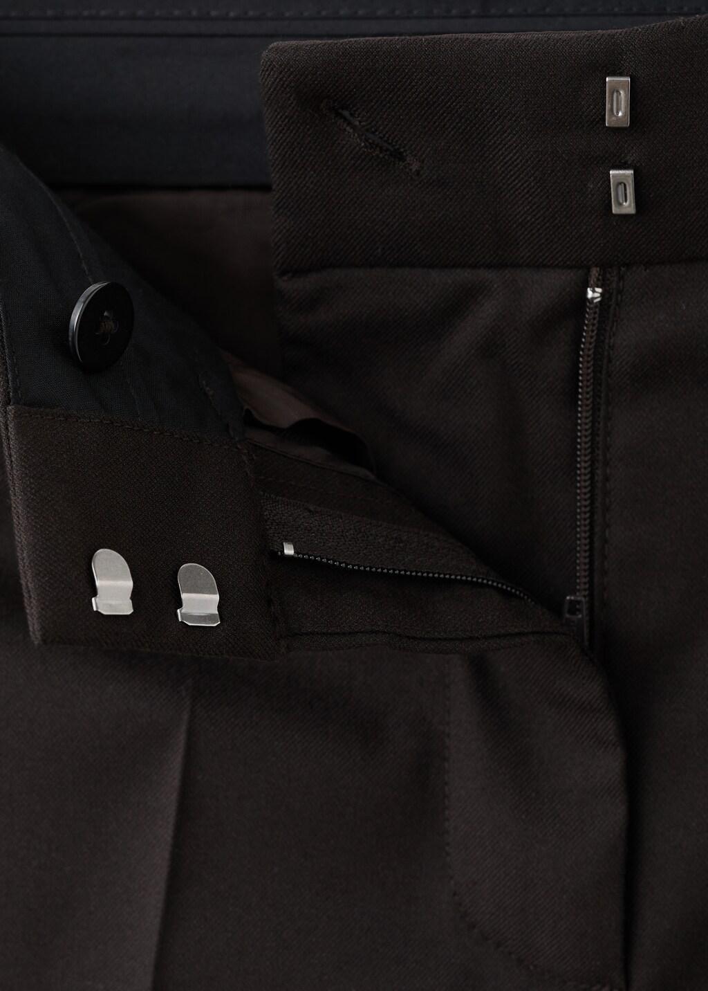 BROWN Mid-rise flare trousers, Brown, large image number 5