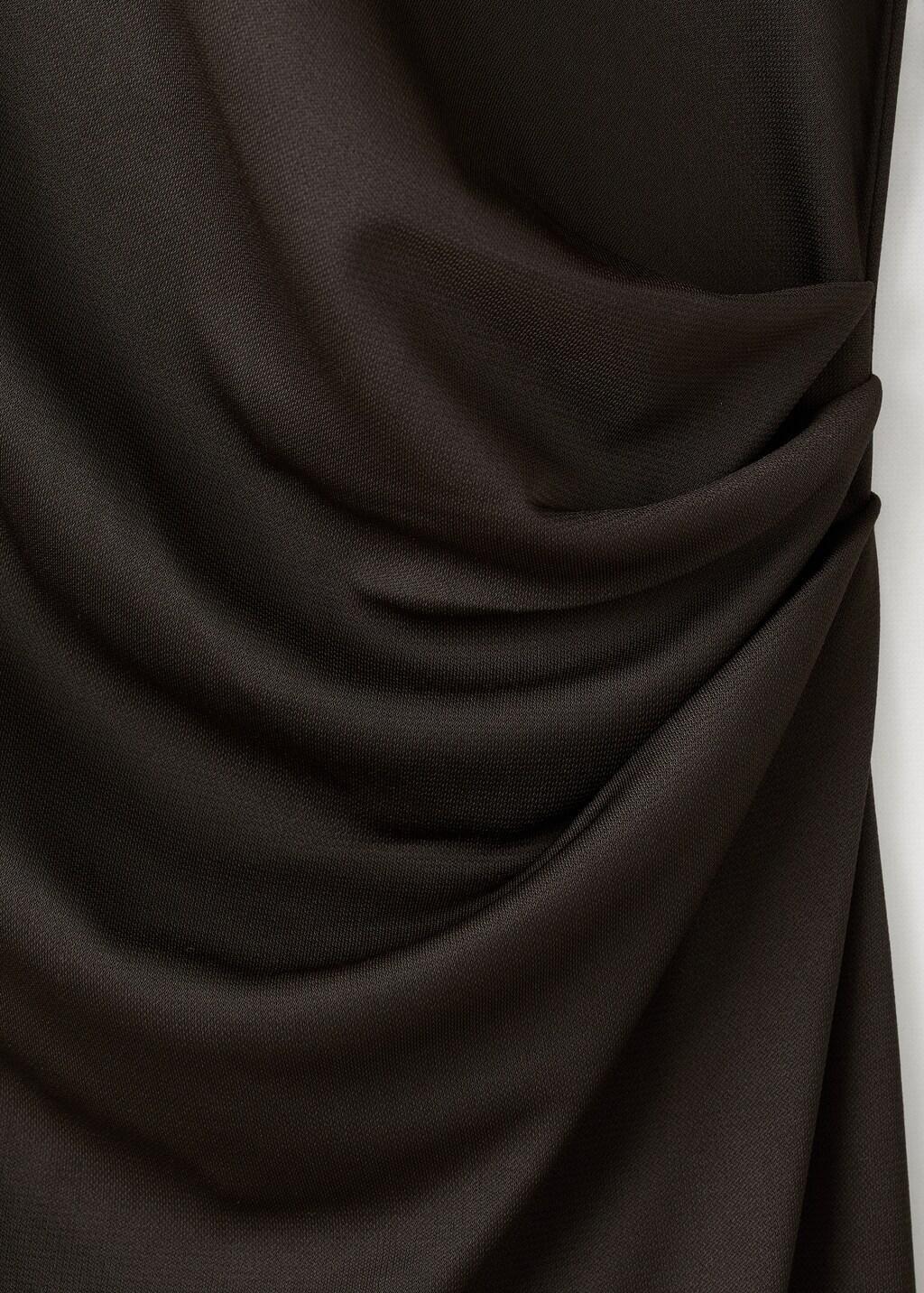 BROWN Fitted dress with bell sleeves, 0201_30, large image number 1