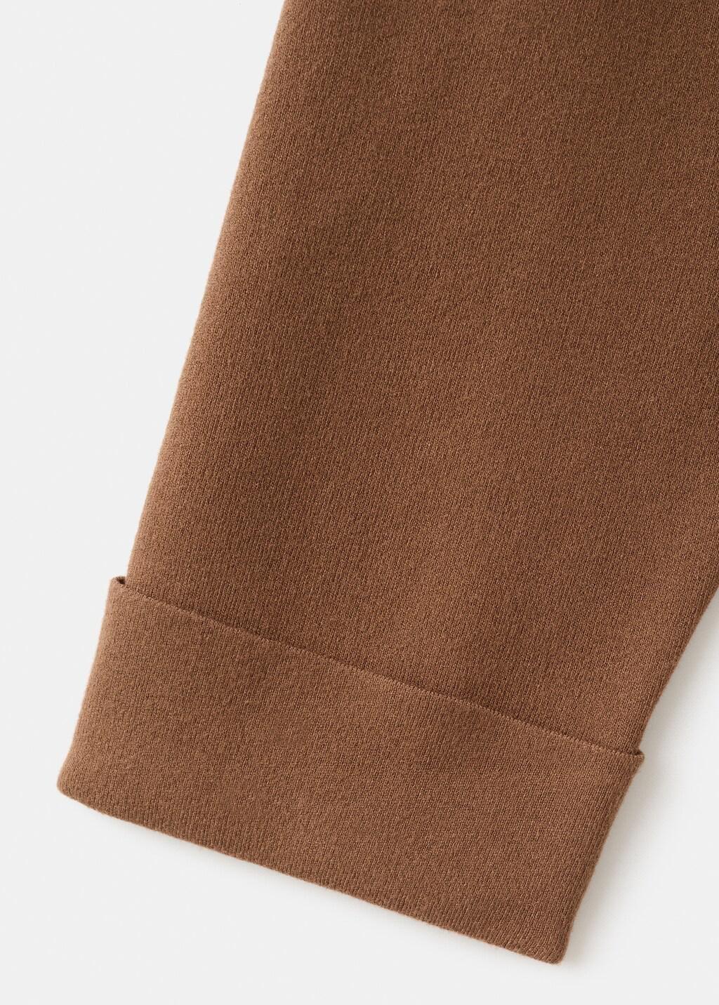 DARK BROWN High collar sweater, Dark Brown, large image number 5