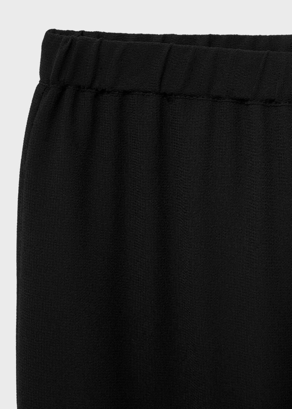 BLACK Rhinestone-embroidered trousers, , large image number 4