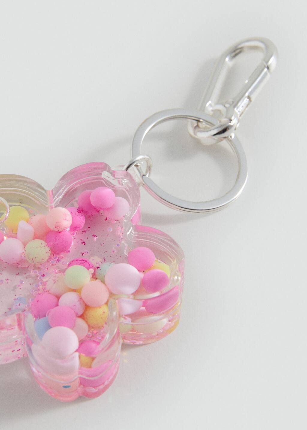 YELLOW Combined leading keychain, Kids Girl, Yellow, large image number 0