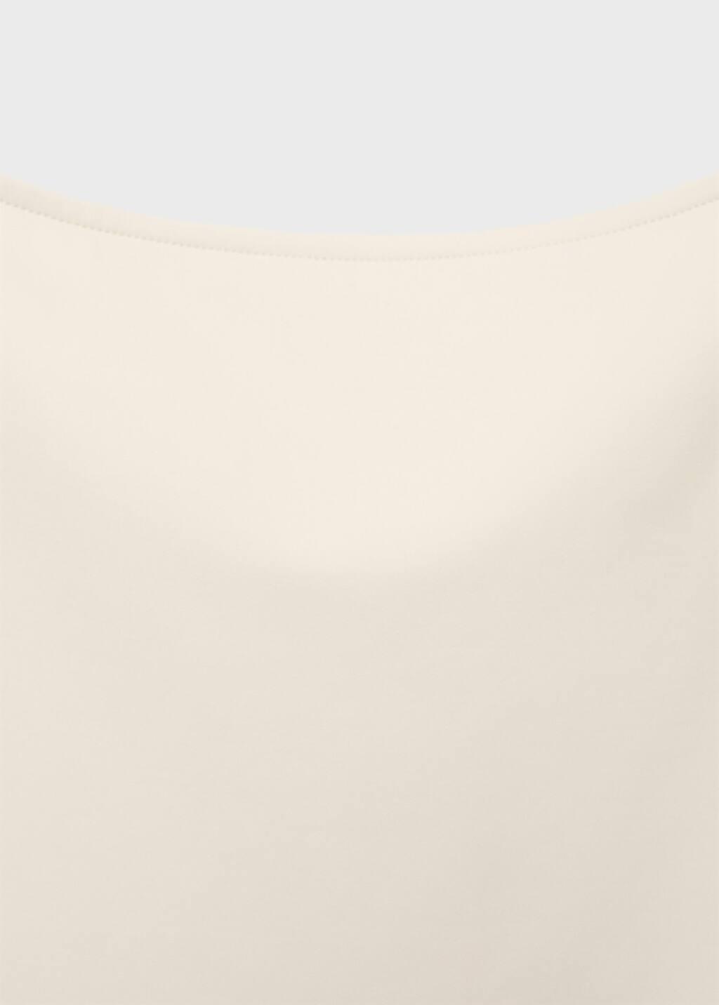 WHITE Spaghetti strap top, White, medium