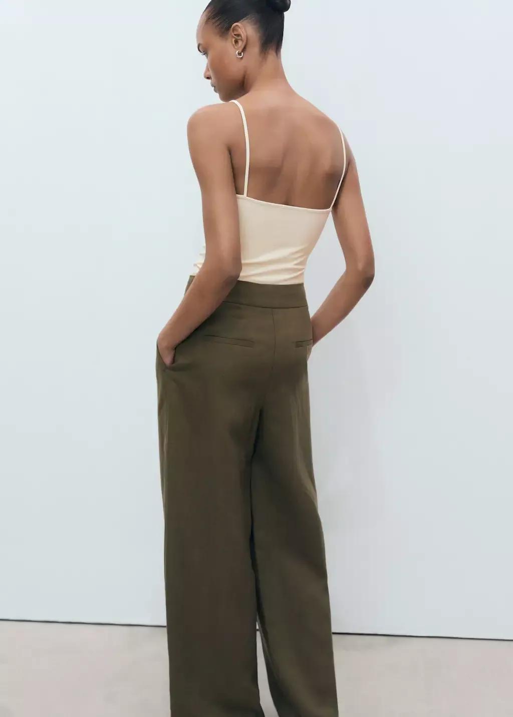 White Spaghetti Strap Top, , large image number 4
