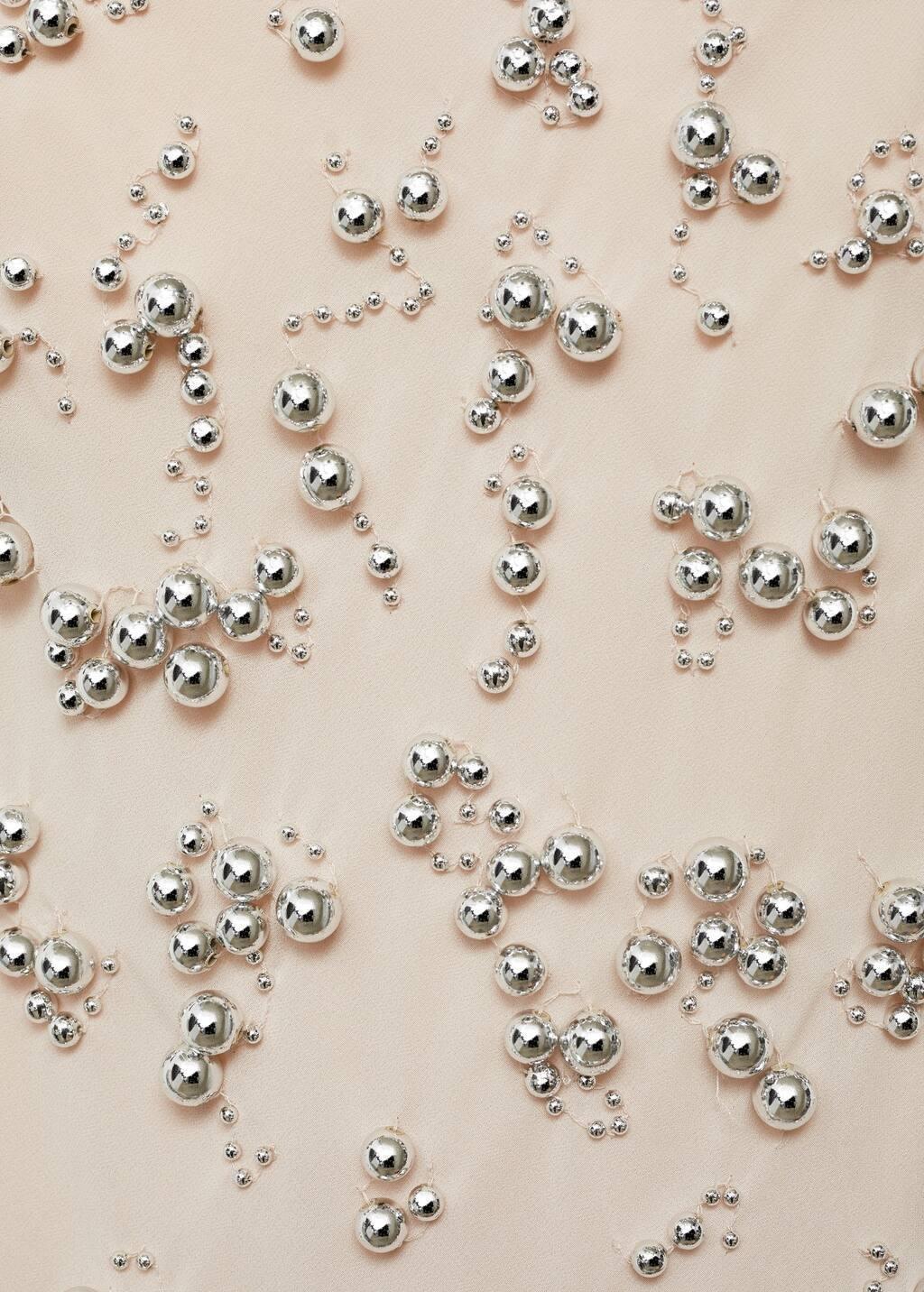 LT-PASTEL PINK Long dress with embroidered spheres, Light-Pastel Pink, medium