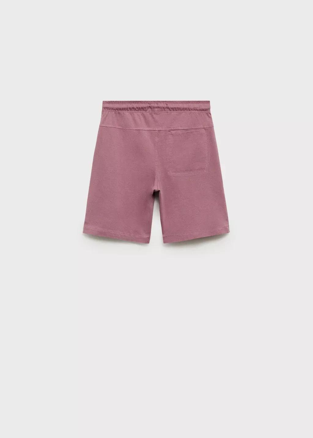 DARK RED Comfy-fit bermuda shorts with drawstring, Kids Boy, , large image number 1