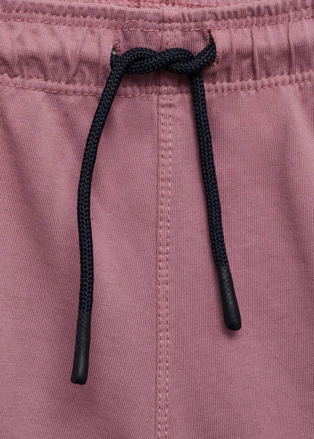 DARK RED Comfy-fit bermuda shorts with drawstring, Kids Boy, , large image number 2
