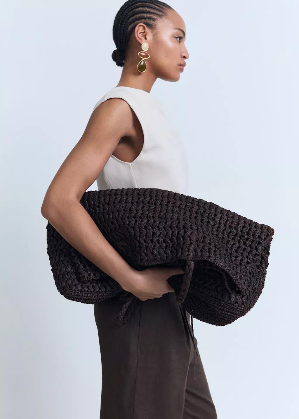 LIGHT BEIGE Asymmetrical draped top with straps, Light Beige, medium