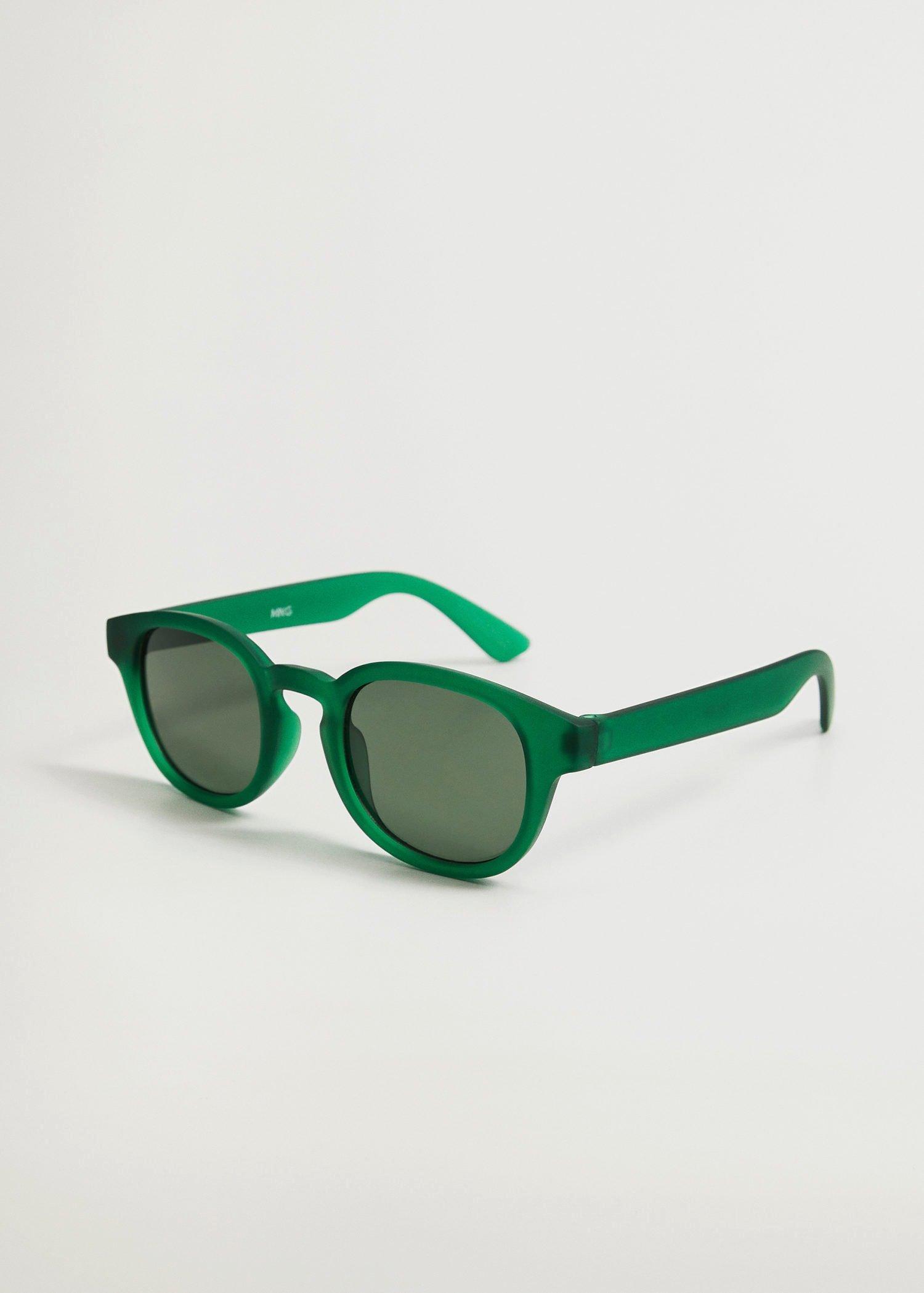 Green Acetate Frame Sunglasses, Kids Boy, , large image number 0