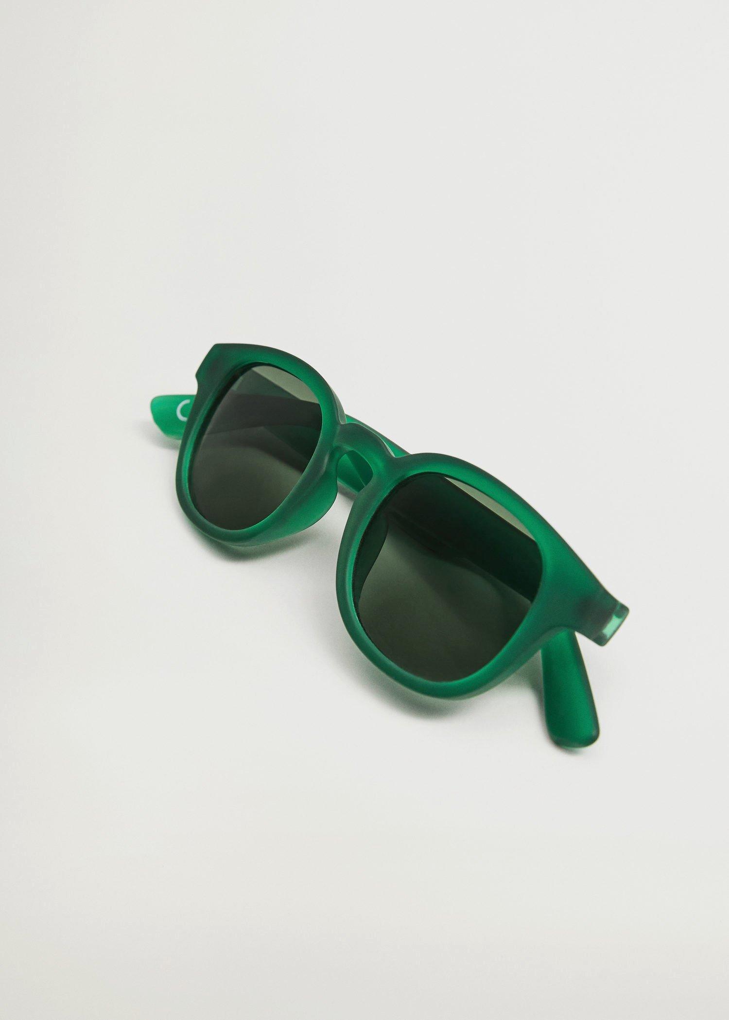 Green Acetate Frame Sunglasses, Kids Boy, , large image number 1