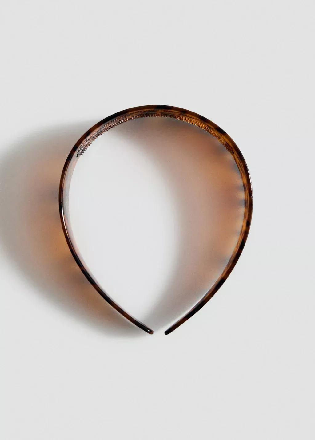 BROWN Hairband, Brown, large image number 1