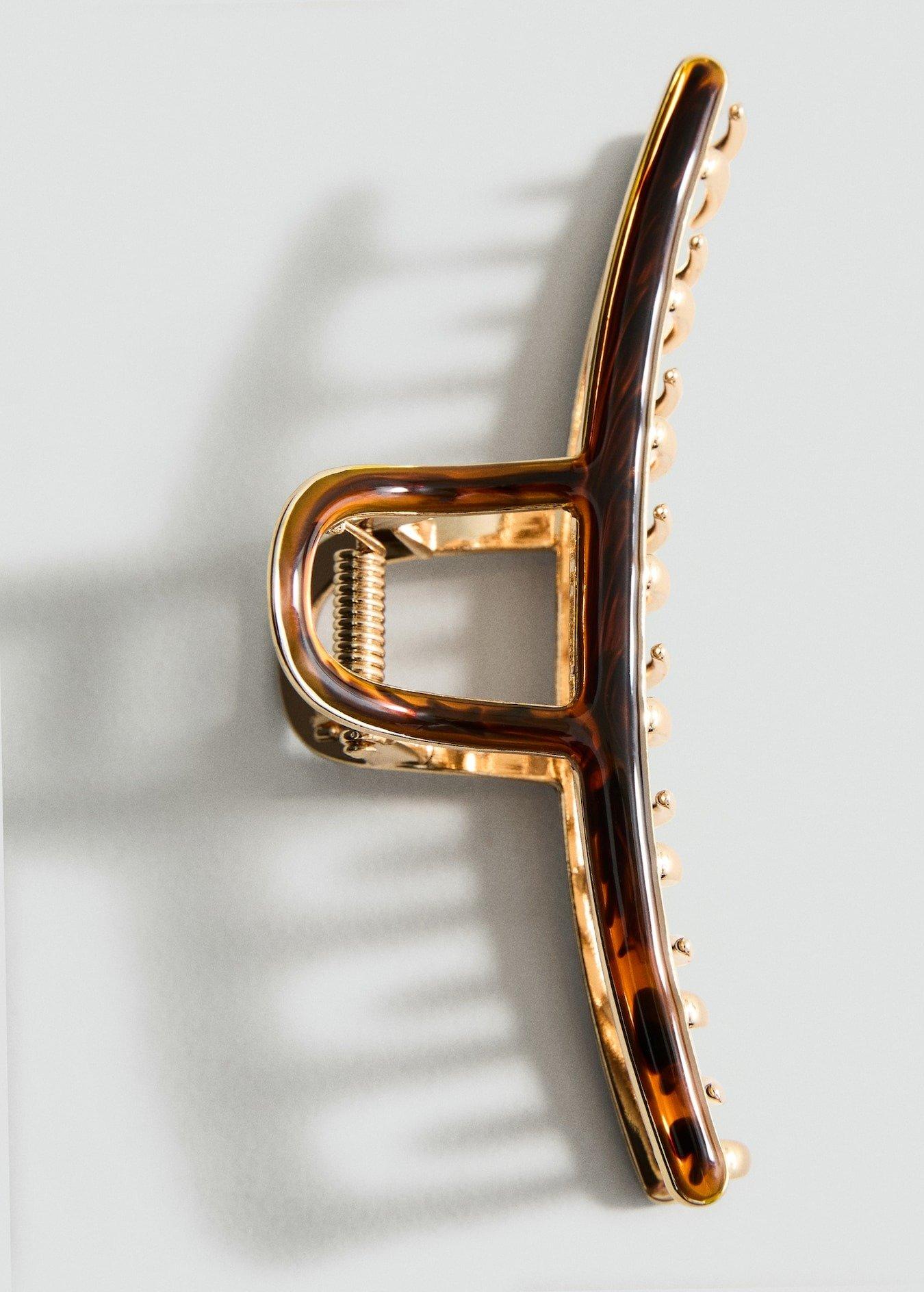 Brown Carey Hair Clamp, 0201_30, large image number 1