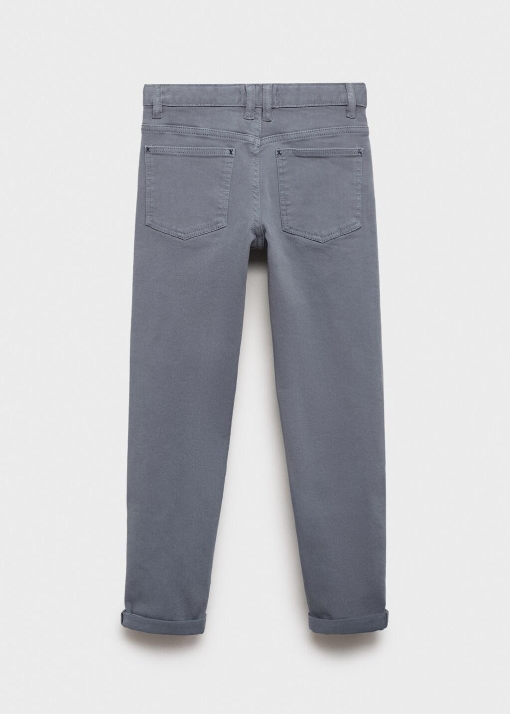 Blue Straight Trousers, Kids Boys, , large image number 5