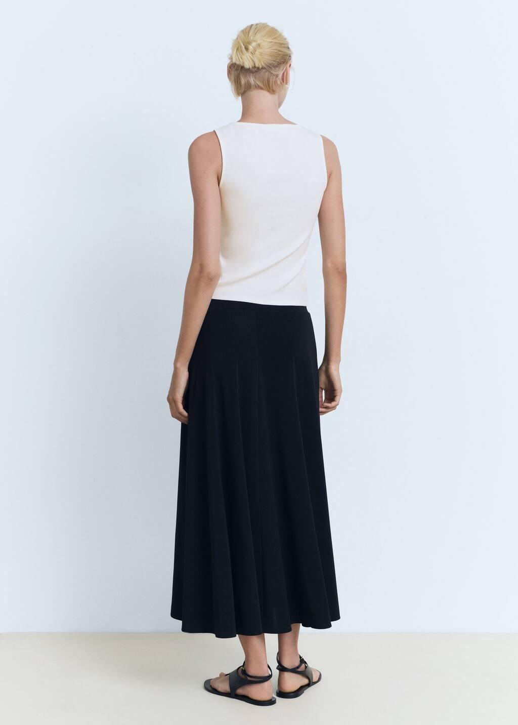 White Cotton Studded Top, White, large image number 11