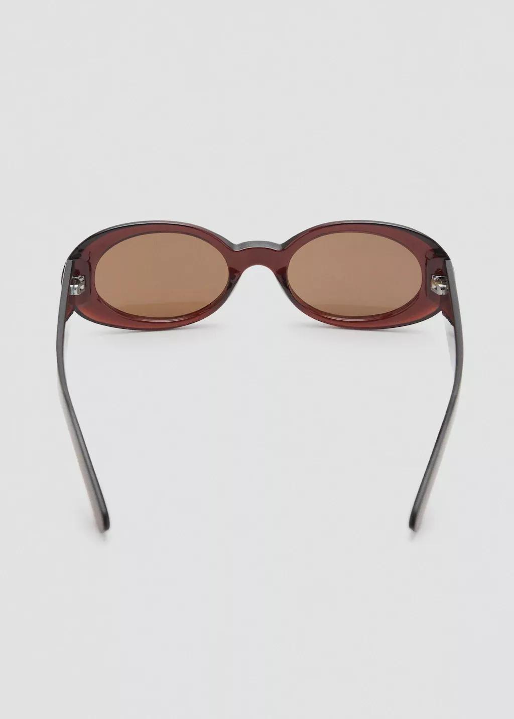 BROWN Oval-frame sunglasses, Brown, large image number 2