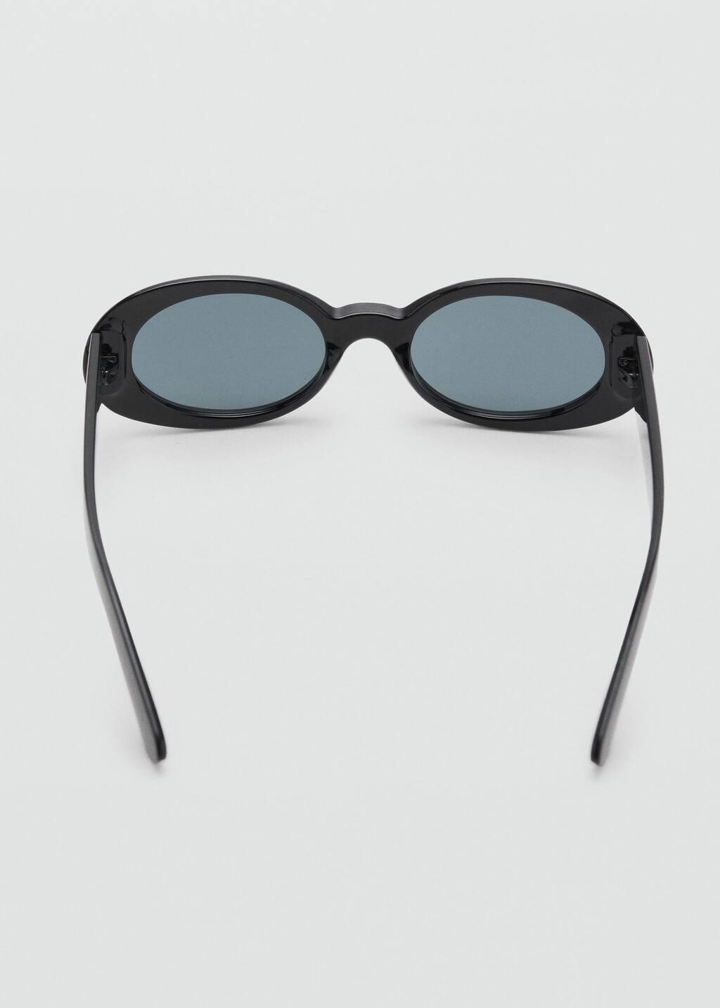 BLACK Oval-frame sunglasses, Black, large image number 1