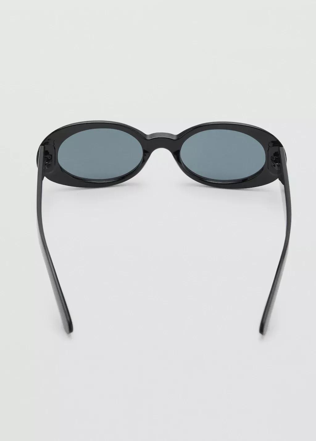 BLACK Oval-frame sunglasses, Black, large image number 4