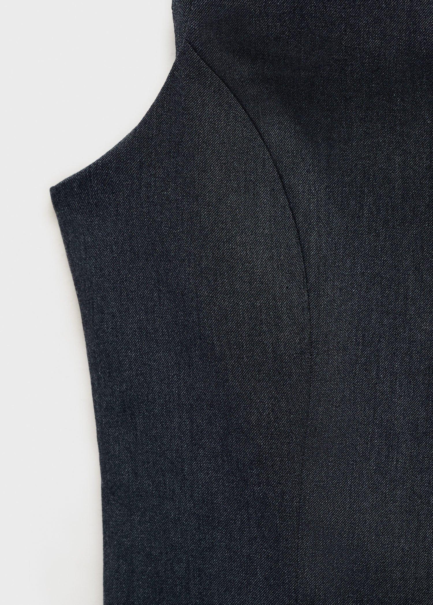 Blue Denim-effect top with bows, , large image number 8
