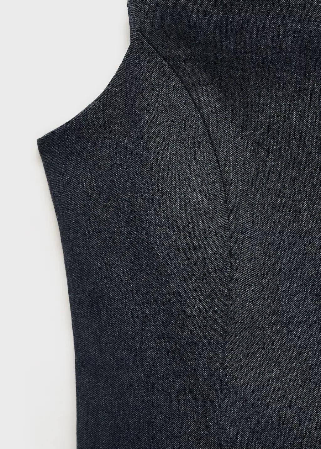 Blue Denim-effect top with bows, , large image number 10
